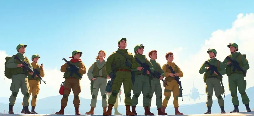 Action-Filme über Armeefreunde