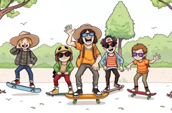 Skateboard-Komödien, die zum Lachen bringen