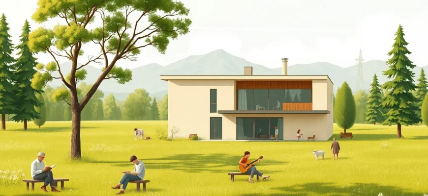 Biografische Filme über das Leben in Landhäusern