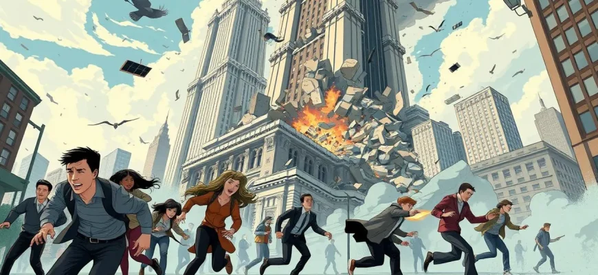 Filme über das Zerbrechen von Wolkenkratzern