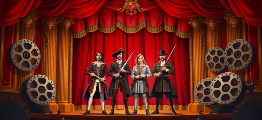 Filme über Musketiere: Abenteuer und Heldentum