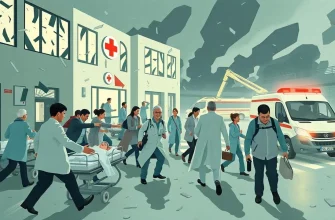 Filme über die Evakuierung von Patienten