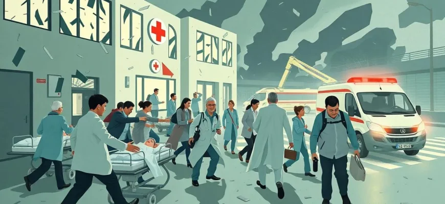 Filme über die Evakuierung von Patienten