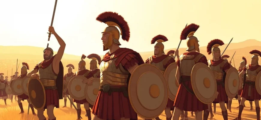 Historische Filme über spartanische Krieger