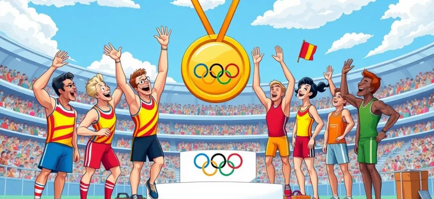 Olympische Medaillen in Komödien