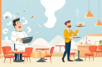 Komische Filme über das Restaurantgeschäft