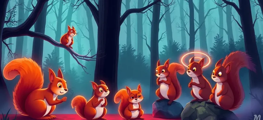 Dramatische Eichhörnchen-Filme