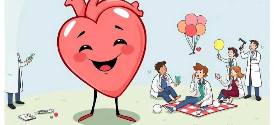 Herzlich lachen: Komödien über Kardiologie