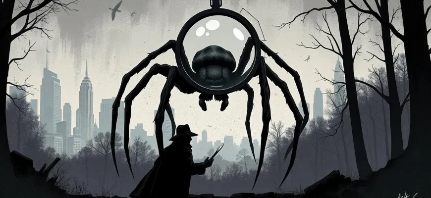 Detektivfilme mit riesigen Spinnen