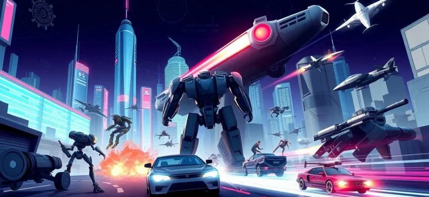 Action-Filme über Maschinen