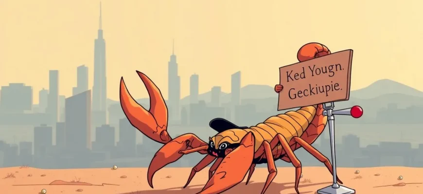 Lustige Skorpion-Komödien