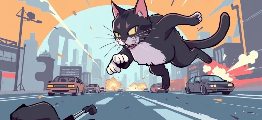 Action-Filme mit sprechenden Katzen